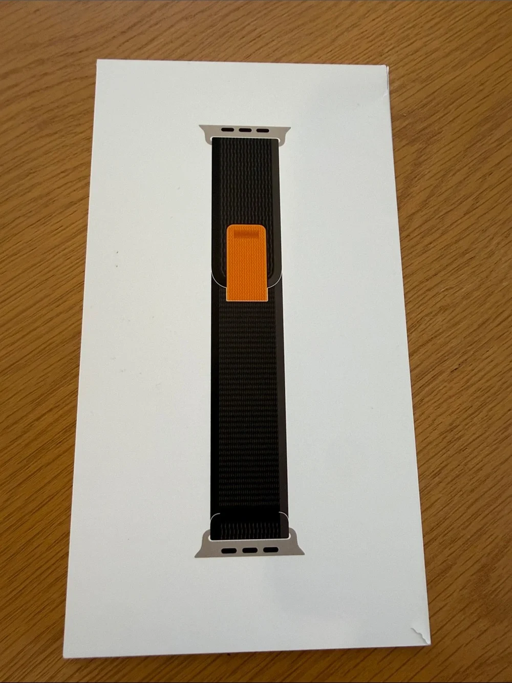 Apple Watch Bands in Black, Orange & Light Gray